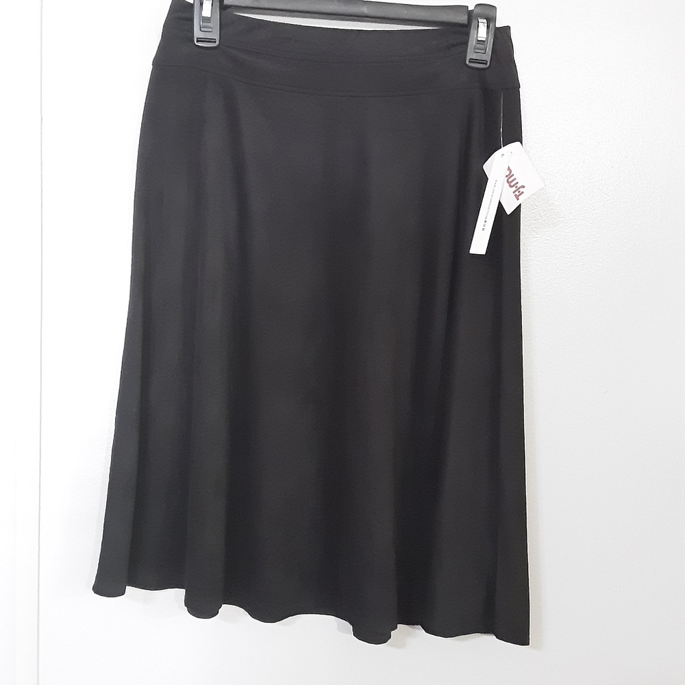 Joe B By Joe Benbasset 🌞024 Women's Skirt Line A Sz M Black NWT